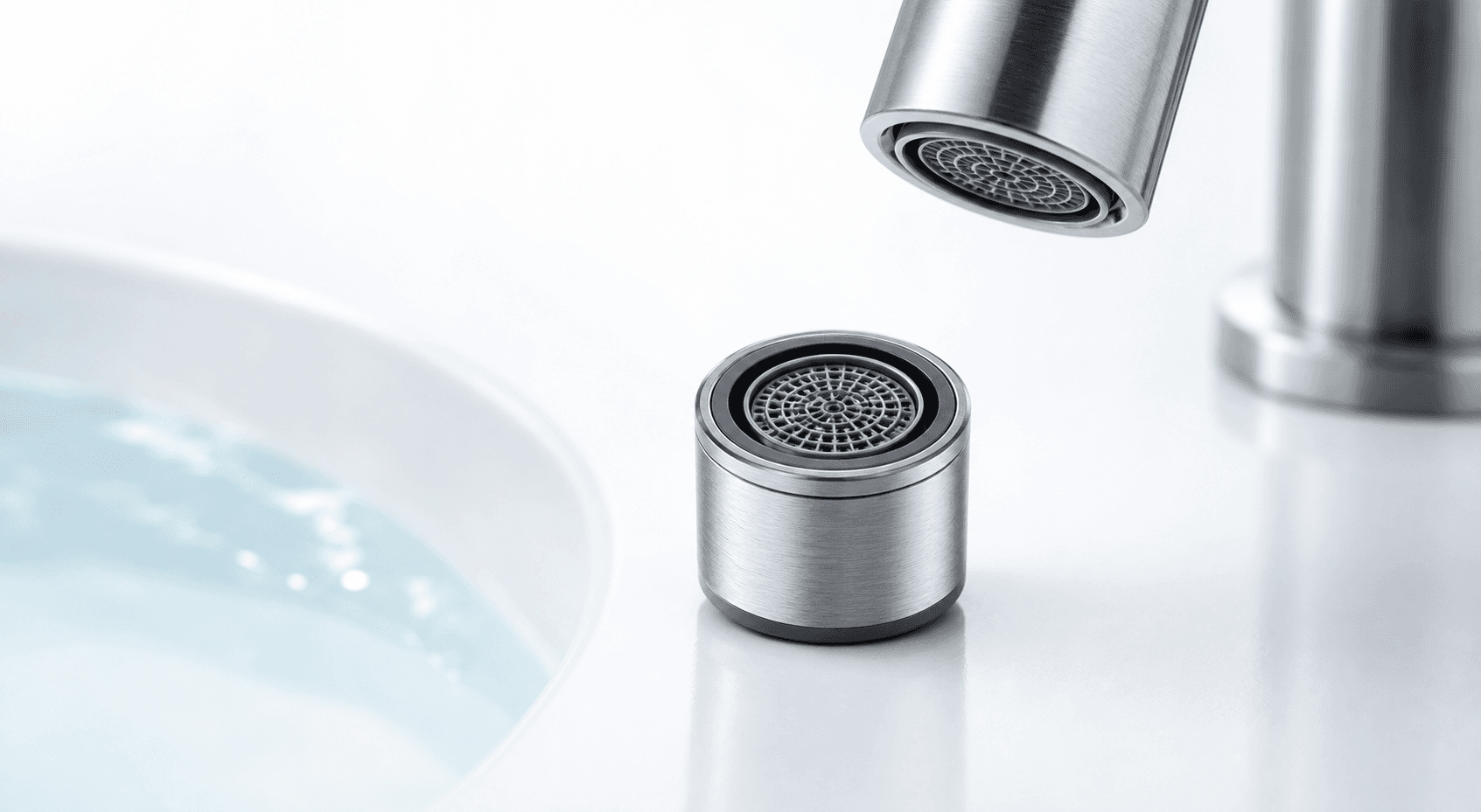 AquaFlow Snap faucet aerator replacement product render